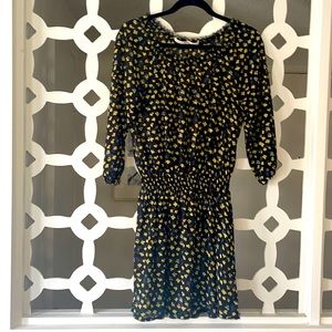 Black and yellow printed Rachel Roy dress